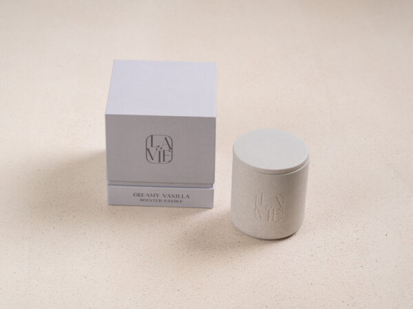 Creamy Vanilla Serenity – Luxury Soy Candle